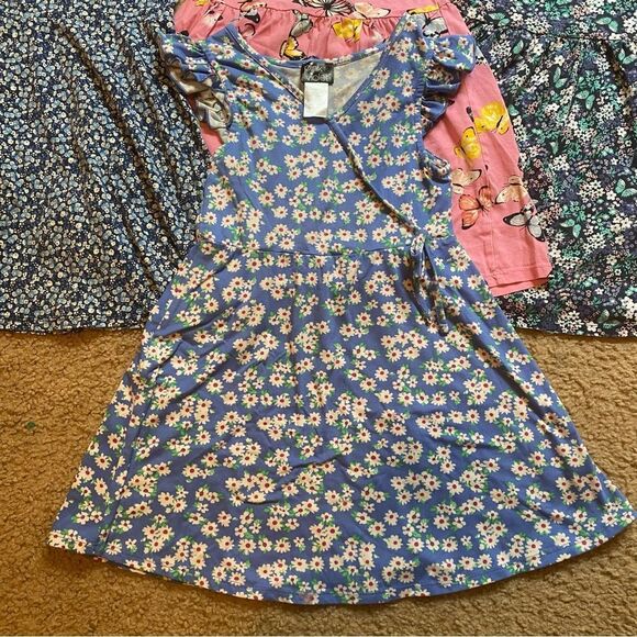 Floral and Butterfly Girl Dresses, Size 5 - Picture 3 of 10